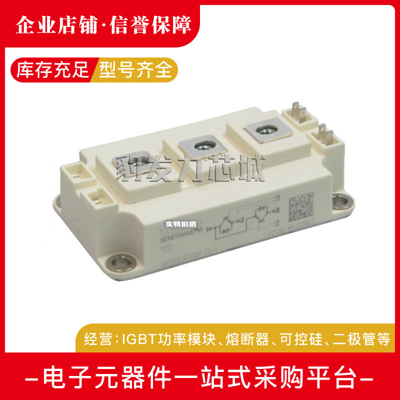 SKM300GB12T4/GB12V/GB12E4/GB123D/GB124D/GB126D/128D IGBT模块